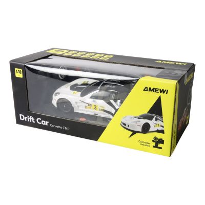 7. Amewi RC Drift Corvette Licensed White