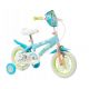 8. TOIMSA Bluey 12" Children's Bicycle Blue and Lime