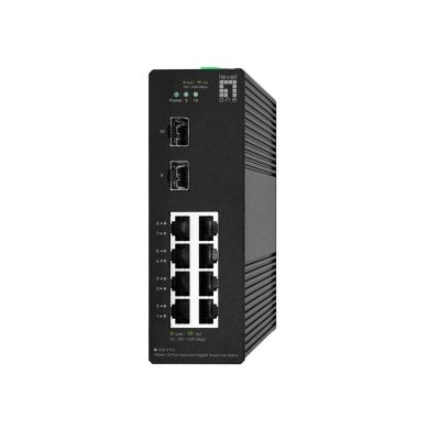 LevelOne IGS-2110 Managed L2 Gigabit Ethernet (10/100/1000) Network Switch Black