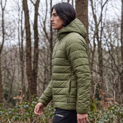 3. adidas TERREX Ess CLIMAWARM Winter Jacket KX4223