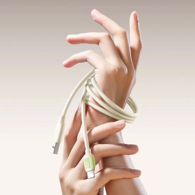 5. Joyroom S-A53 30W USB-C - Lightning Cable with Fluorescent Tip 1.2m - Beige