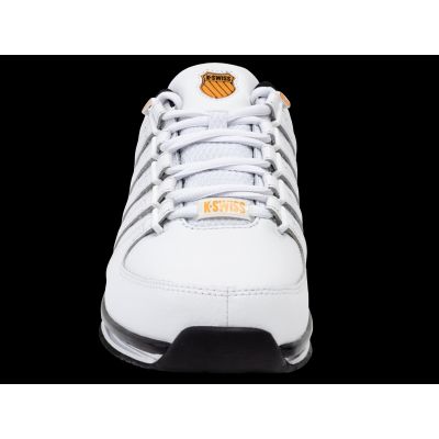 3. K-swiss RINZLER WHITE/ORANGE POPPY/BLACK-M sneakers (01235-185-M)