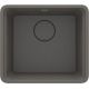 Deante MOMI ZKM_T10A 1-bowl granite sink, anthracite metallic