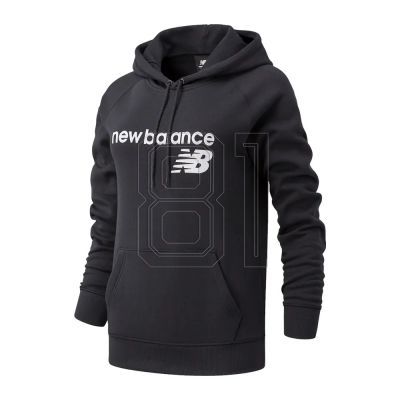 3. New Balance NB Classic Core Fleece Hoodie BK W WT03810BK