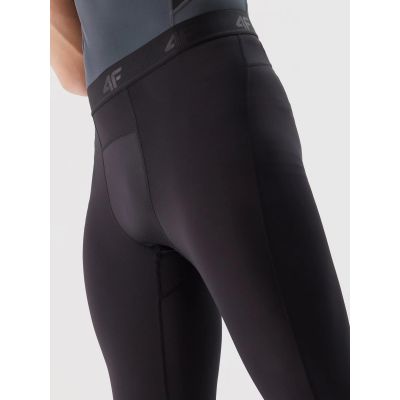 4. Men's quick-drying training leggings 4F 4FWSS24TFTIM227-20S