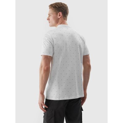 2. Men's polo shirt 4F 4FWSS25TPTSM703-10S