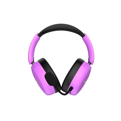 8. HATOR Phoenix 2 Wireless Wired & Wireless Headband Gaming Headset USB Type-C / USB Type-A Bluetooth Purple