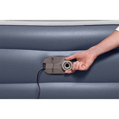 4. Bestway 67923/23 Air Mattress Double Mattress Gray, White Unisex