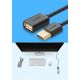 2. Ugreen cable adapter USB (female) - USB (male) 2m black (10316)