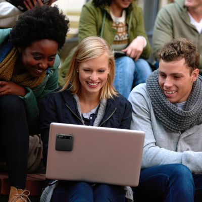 17. BOYA Notra Voice Recorder with AI Transcription - Black