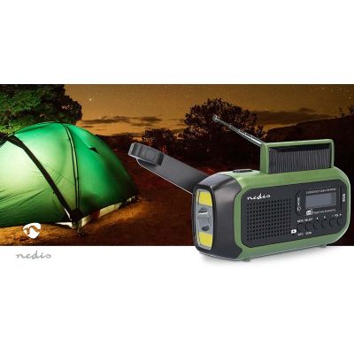 12. Nedis RDDBCR2000GN Portable Digital Radio Black, Green
