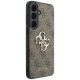 4. Guess Leather 4G Metal Logo Case for Samsung Galaxy S26 FE - Brown