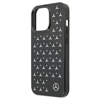 6. Mercedes Silver Stars Pattern Case for iPhone 13 Pro / iPhone 13 - Black
