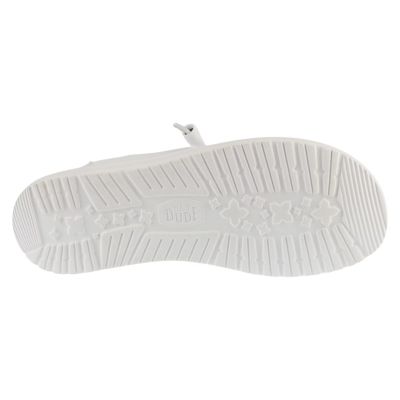 4. Hey Dude Wendy Stretch Canvas 40902-100 White 37