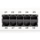 12. Digitus ISDN Patch Panel 19" 50x RJ45 (8P4C), LSA level, cat.3, unshielded, 1U, gray