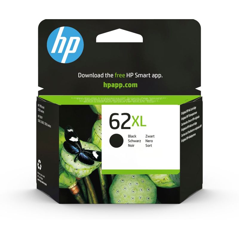 6. HP 62XL Original Black XL Ink Cartridge