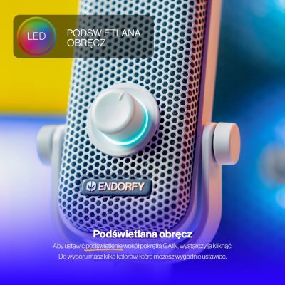 47. ENDORFY Solum Voice S Onyx White Microphone (EY1B015)