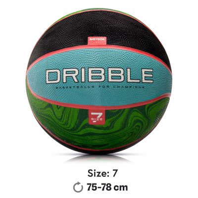 14. Meteor Dribble Basketball Blue/Green