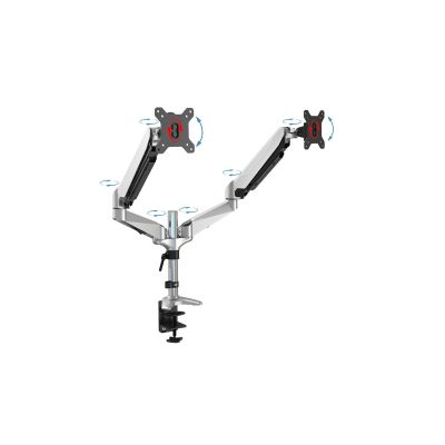 5. Digitus Universal Dual Monitor Desk Mount with Gas Spring