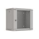 Wall-mounted installation rack cabinet 19" 9U 540x350 gray glass door LANBERG (FLAT PACK)