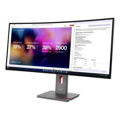 3. Lenovo ThinkVision P40WD-40 Computer Monitor 100.8 cm (39.7") 5120 x 2160 px LCD Black