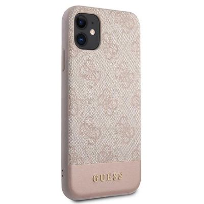 4. Guess 4G Stripe Collection Case for iPhone 11 / Xr 6.1" - Pink