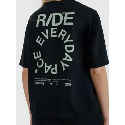 7. Women's oversize printed T-shirt 4F 4FWSS25TTSHF1993-20S