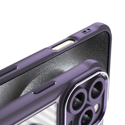 8. Leading Series MagSafe Silicone Case for iPhone 16 Pro Max - Purple