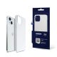 3mk Hardy Silicone MagCase for iPhone 15 - white and silver