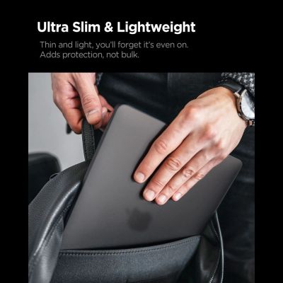 6. Spigen AirSkin Case for MacBook Pro 16" 2021 / 2023 / 2024 / 2025 / 2026 - Semi-Transparent