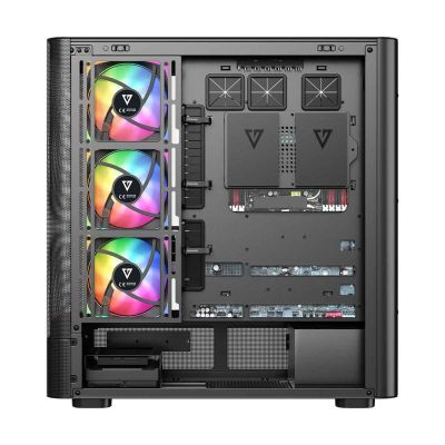 6. MODECOM VOLCANO AQ 300 ARGB MIDI BLACK CASE