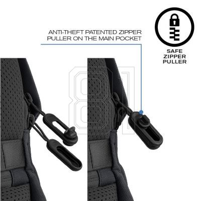 44. XD DESIGN ANTI-THEFT BACKPACK BOBBY SOFT BLACK P/N: P705.791