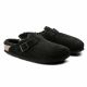 9. Birkenstock Boston Shearling Black Women's Wool Insulated Clogs Regular Wide (0259881)