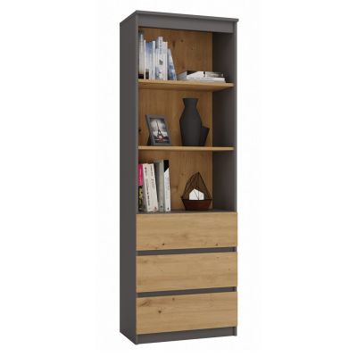OFFICE SHELVING 3 DRAWERS 3 SHELVES OLIMP ANT/ART SET