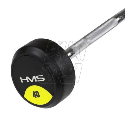 28. Barbell / Fixed neck Rubberized GSL-40 40 KG HMS