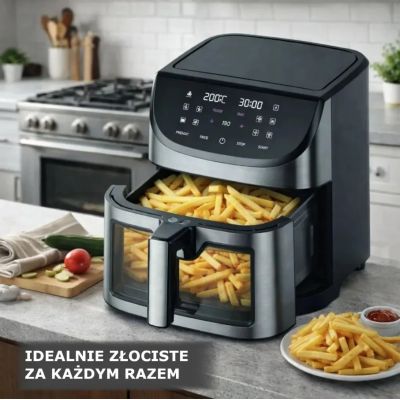 8. Extralink AIR FRYER 8L 1800W 200 DEGREES
