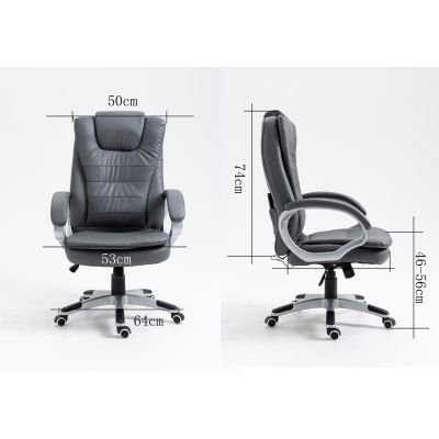 20. Activejet Heated Massage Office Chair YK7304 Gray