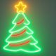 2. CHRISTMAS TREE NEON WALL LIGHT