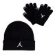 Air Jordan Essential Beanie Set Black - 9A0836-023