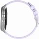7. GRAVITY GT12-6 Women's Smartwatch Purple Silicone Strap + Silver Bracelet