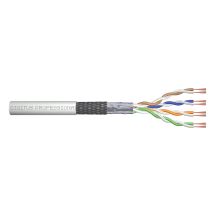 Digitus Cat.5e stranded cable, SF/UTP, AWG 26/7, PVC, 100m, gray, cardboard