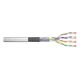 Digitus Cat.5e stranded cable, SF/UTP, AWG 26/7, PVC, 100m, gray, cardboard