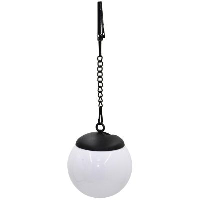 29. SOLAR LAMP PLASTIC BALL HANGING WITH CLIP 10X30CM SET OF 2 PCS