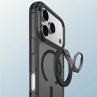 6. AmazingThing Titan Pro Grip Ring Set Case for iPhone 17 Pro Compatible with MagSafe - Black