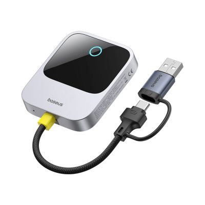 2. Baseus SafeJourney Series Wireless CarPlay Adapter - Gray