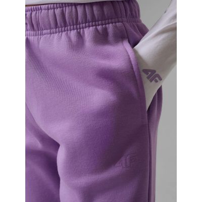 4. Girls' jogger sweatpants 4F 4FJRSS26TTROF1795-12S