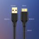 10. Ugreen US130 10841 USB-A 3.0 - micro USB-B cable 1m - black