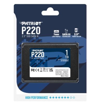 3. SSD PATRIOT P220 1TB SATA 2.5"