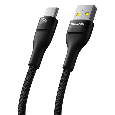 3. Baseus Flash 2 USB-USB C Cable 100W 1m (Black)