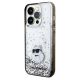 2. Karl Lagerfeld Liquid Glitter Choupette case for iPhone 14 Pro Max - transparent